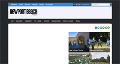 Desktop Screenshot of newportbeachmagazine.com