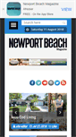 Mobile Screenshot of newportbeachmagazine.com